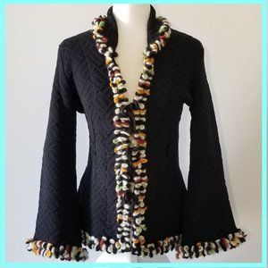 Paradyz Couture Knitted Sweater Jacket Size Medium